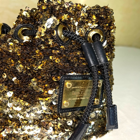 Louis Vuitton Sequin Mini Noe Rococo Gold - Picture 10 of 15